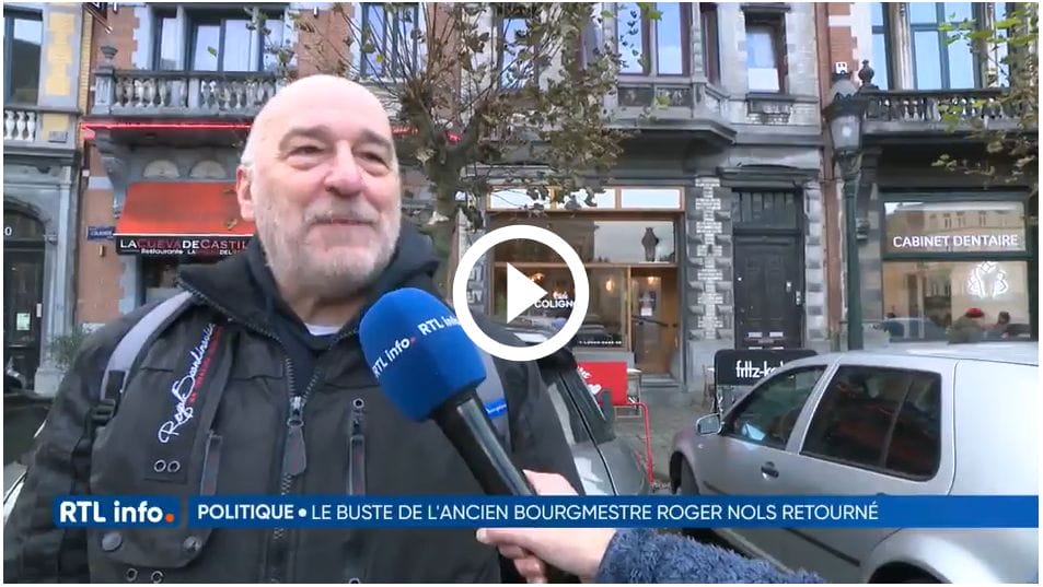 Dans ce reportage de RTL diffusé le 6 décembre 2023, on découvre quelques réactions sur le retournement du buste de Roger Nols. Pourquoi ne pas l'avoir retiré ? 